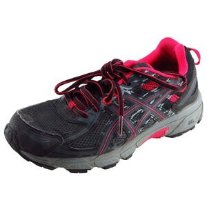 Asics Venture 6 Running Shoes Gray Fabric Women 6‎ Medium